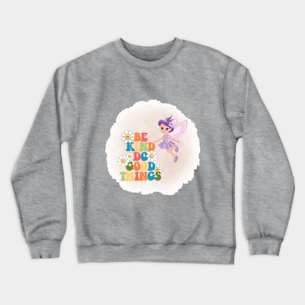 beautiful purple fairy Crewneck Sweatshirt by Night Fairy